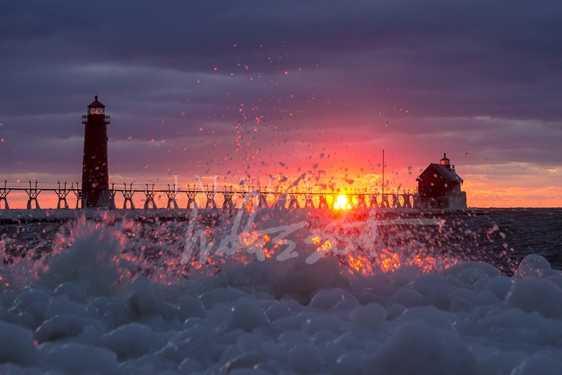 Sunset on Ice