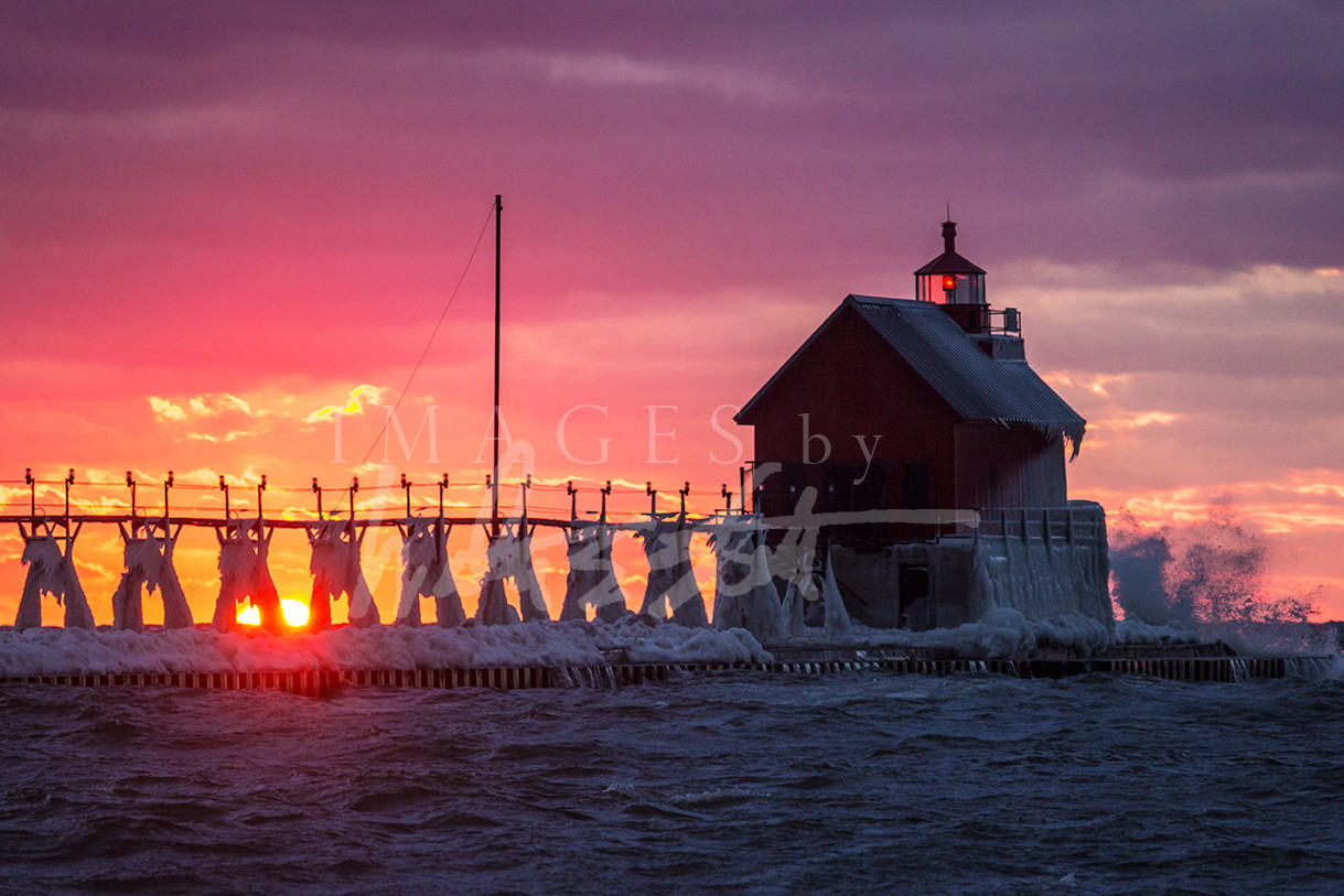 Sunset on Ice II