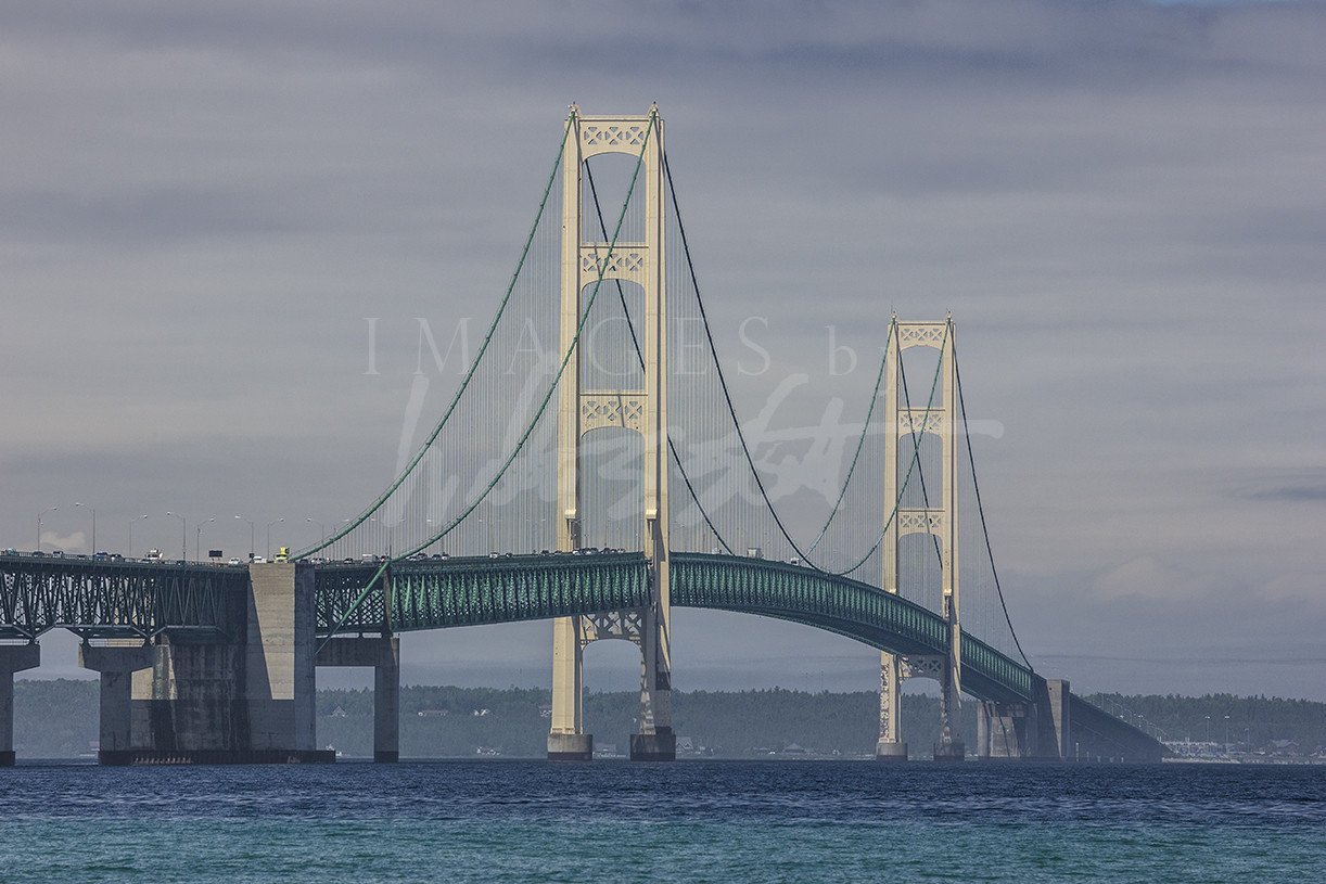Mackinac Bridge Post Fog
