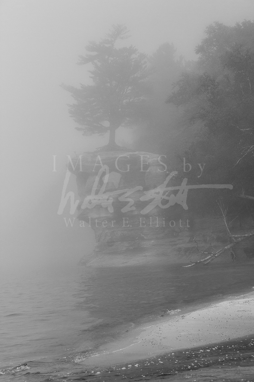Foggy Chapel Rock