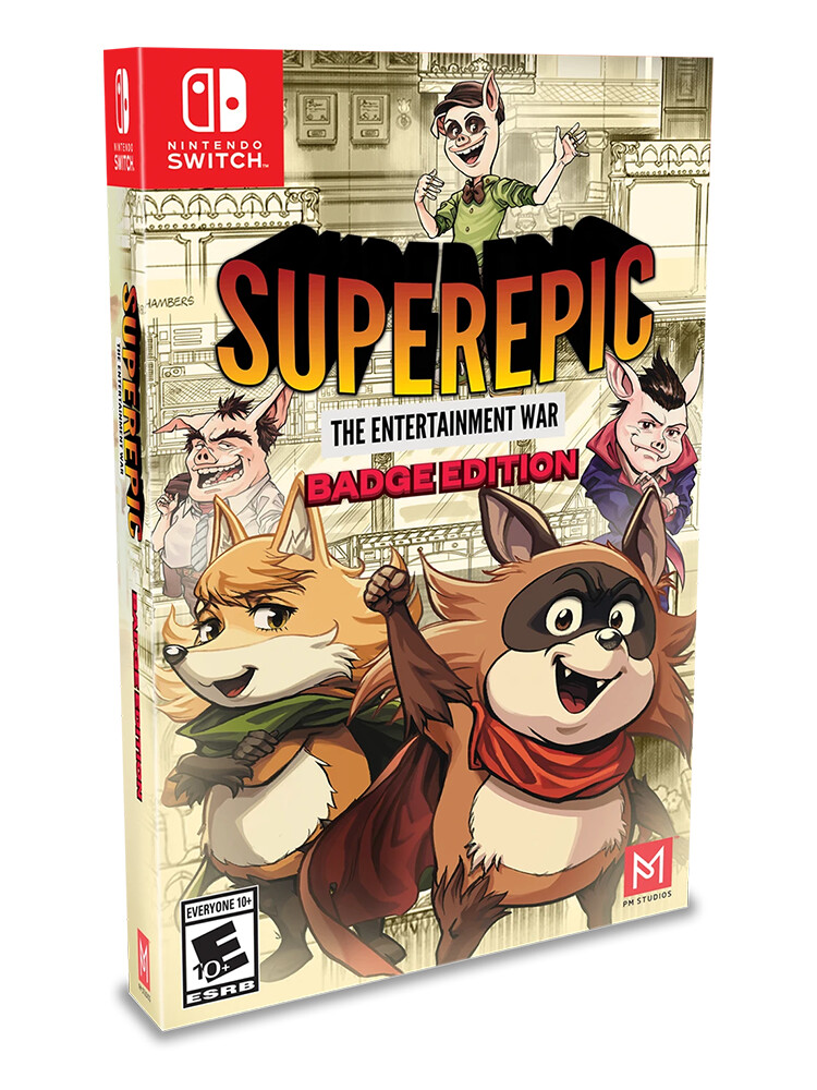 SuperEpic: The Entertainment War - Badge Edition (Nintendo Switch)