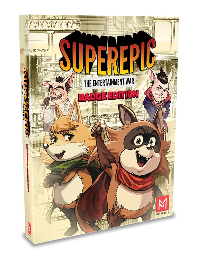 SuperEpic: The Entertainment War - Badge Edition (PS4)