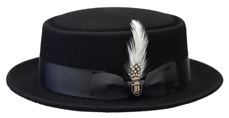 Bruno Capelo Wool Pork Pie Hat