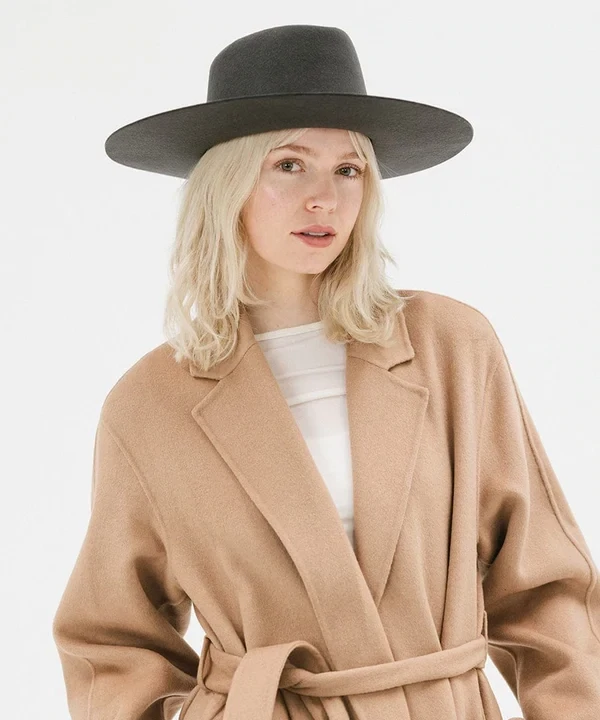 Gigi Pip Dakota Triangle Crown Fedora