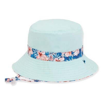 Sunny Dayz Watercolor Cockatoo Bucket Hat
