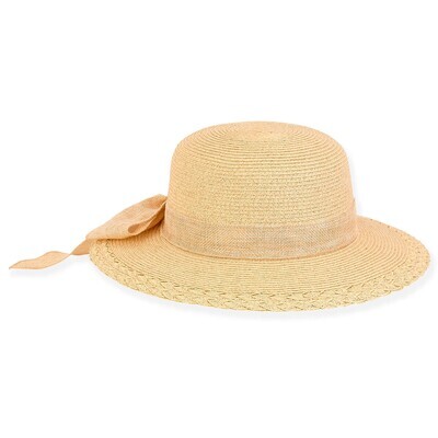 Sunny Dayz Kid's Straw Hat with Bow