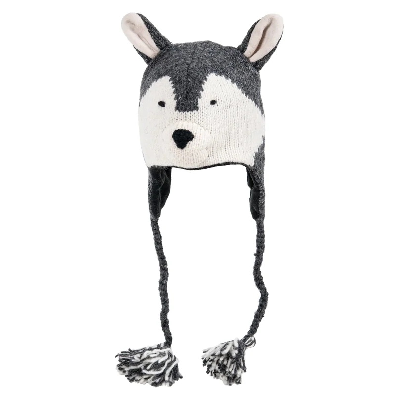 Nirvanna Designs Knit Wolf Hat