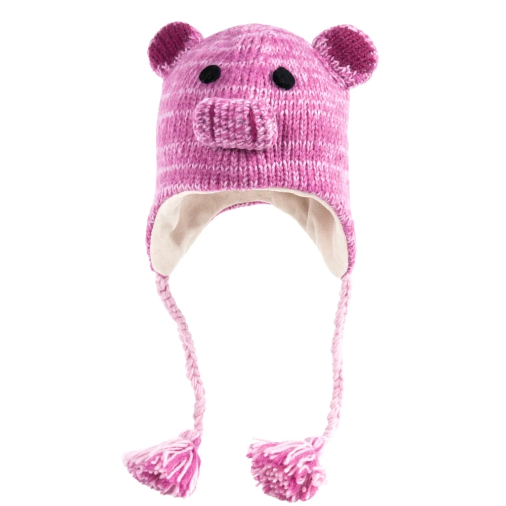 Nirvanna Designs Knit Piggy Hat