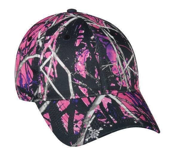 Muddy Girl Pink Purple Camo Ladies Ball Cap