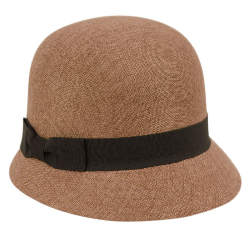 Angela &amp; William Linen Cloche 