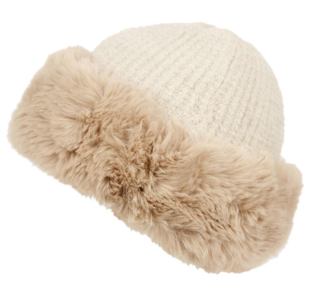 Angela &amp; William Faux Fur Knit Hat
