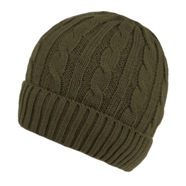 Epoch Mens Cable Sherpa Lined Beanie