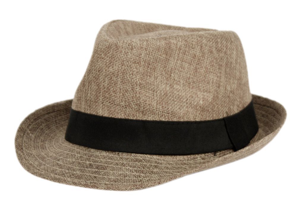 Epoch Linen Fedora Grosgrain Band