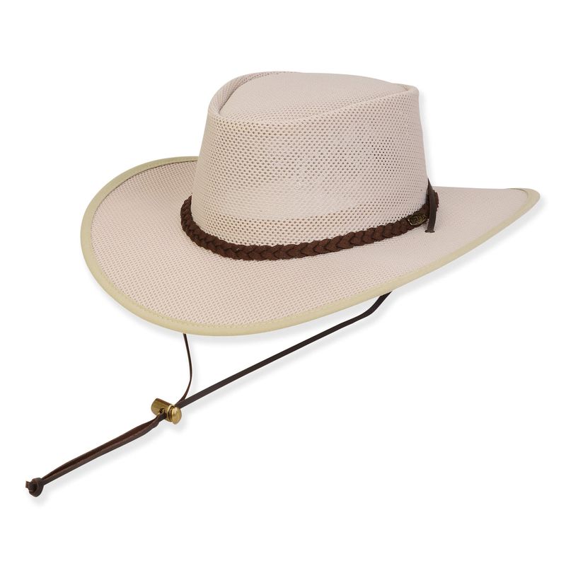 Tidal Tom Poly Mesh Crown Safari Hat