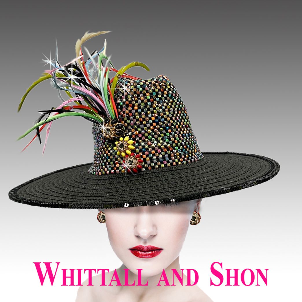 Whittall &amp; Shon Black Confetti Derby