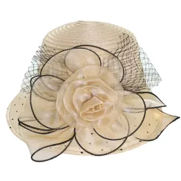 Sophia Flora Organza Hat
