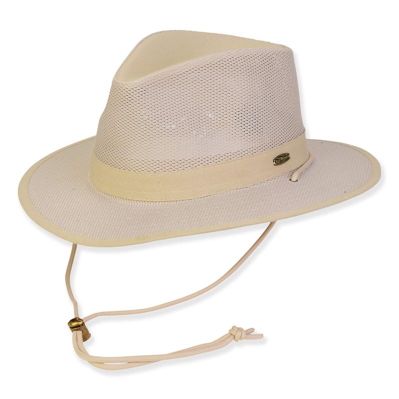 Tidal Tom Poly Mesh Crown Safari Hat