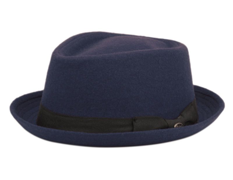 Epoch Navy Diamond Crown Pork Pie