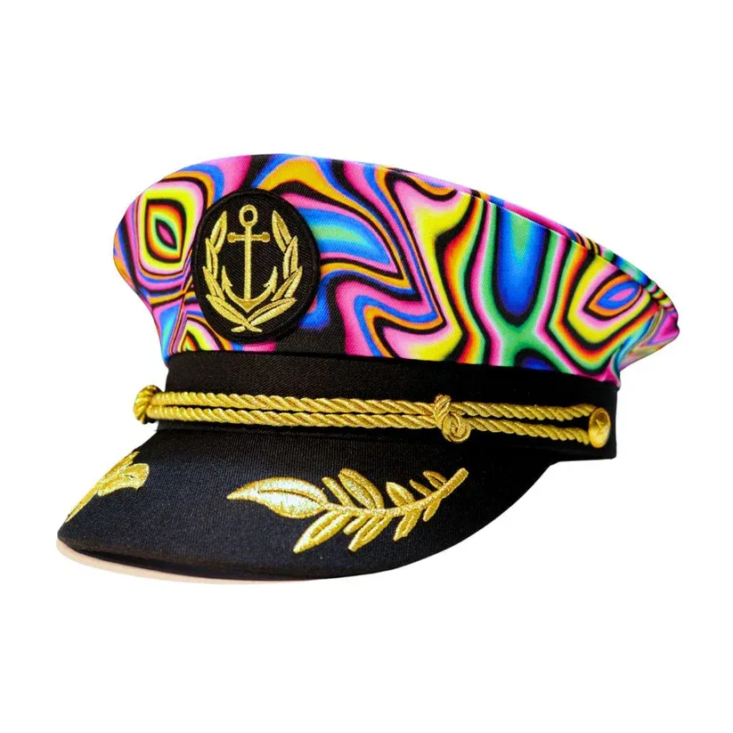 Trippy Captain Cosmic Captain Hat