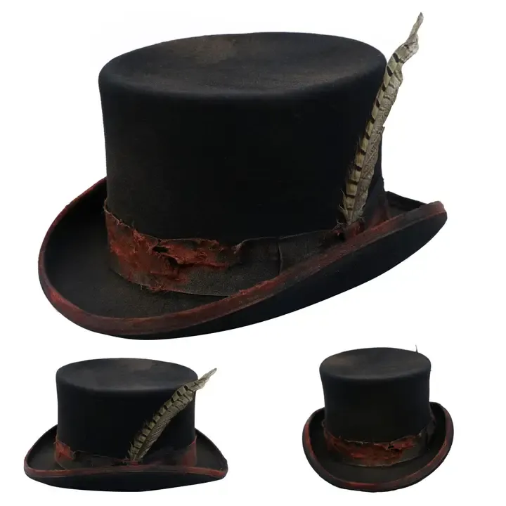 Western Fashion Distressed Top Hat