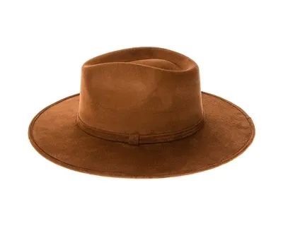 Stiff Brim Vegan Suede Rancher