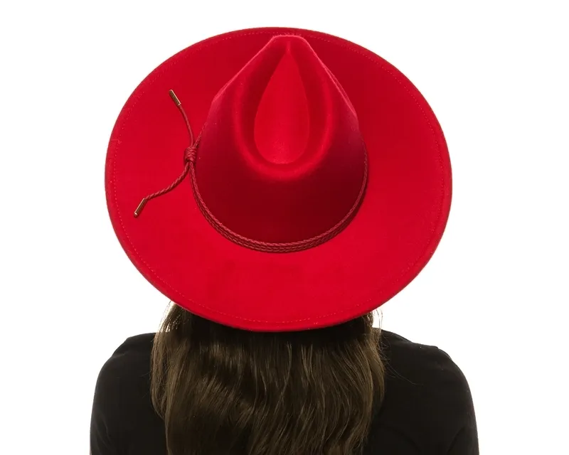 Vegan Felt Flat Brim Rancher