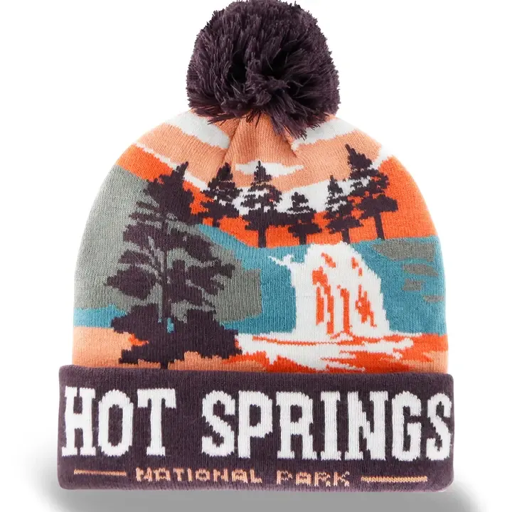 Hot Springs National Park Graphic Beanie