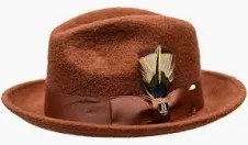 Bruno Capelo Wool Felt Rabbit Finish Fedora