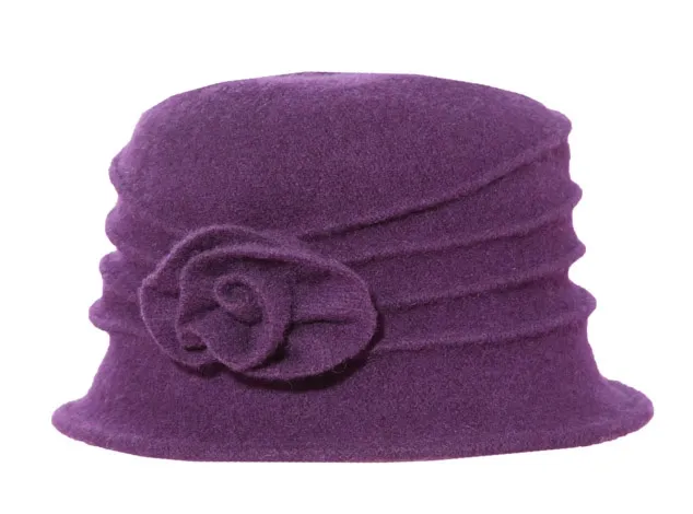 Toucan Wool Rose Cloche