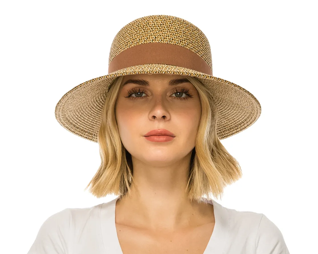 Heather Straw Cloche