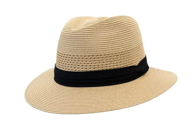 Red Rock Crushable Straw Fedora
