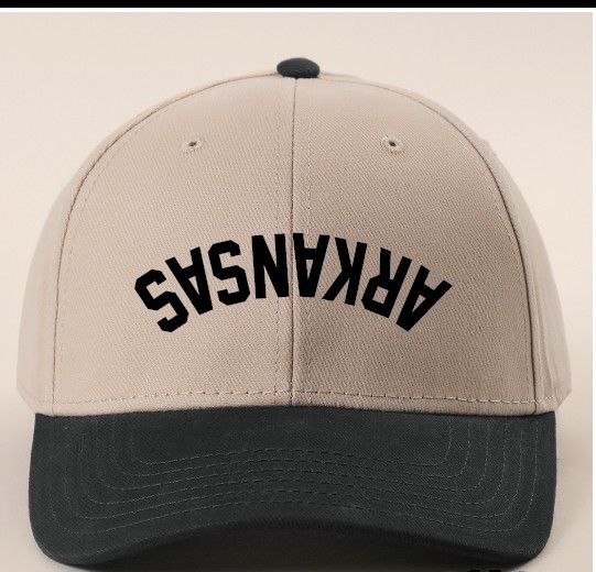 Upside Down Arkansas Cap