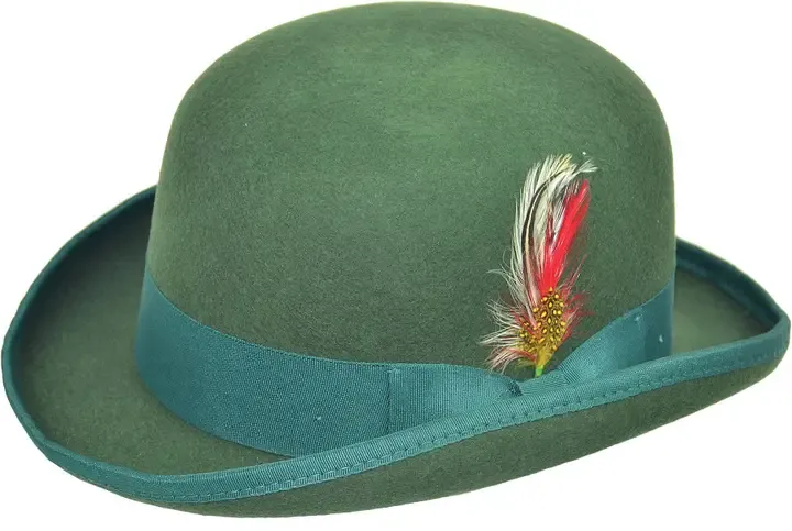 Kenny K Green Bowler Hat