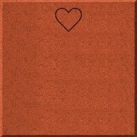 8x8 Wedding Brick w/Heart
