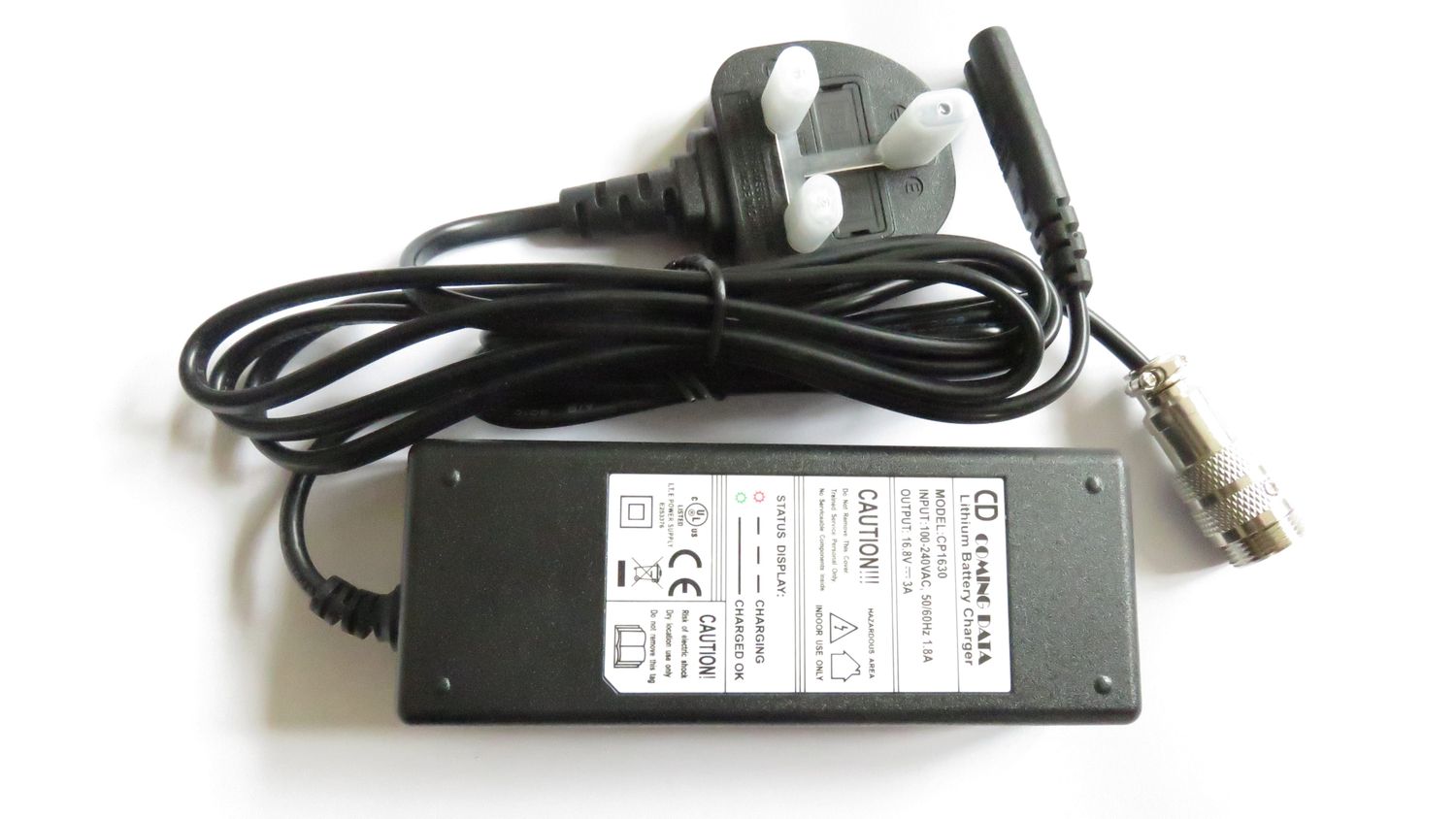 Pro Rider & Ben Sayers Electric golf trolley Lithium battery charger