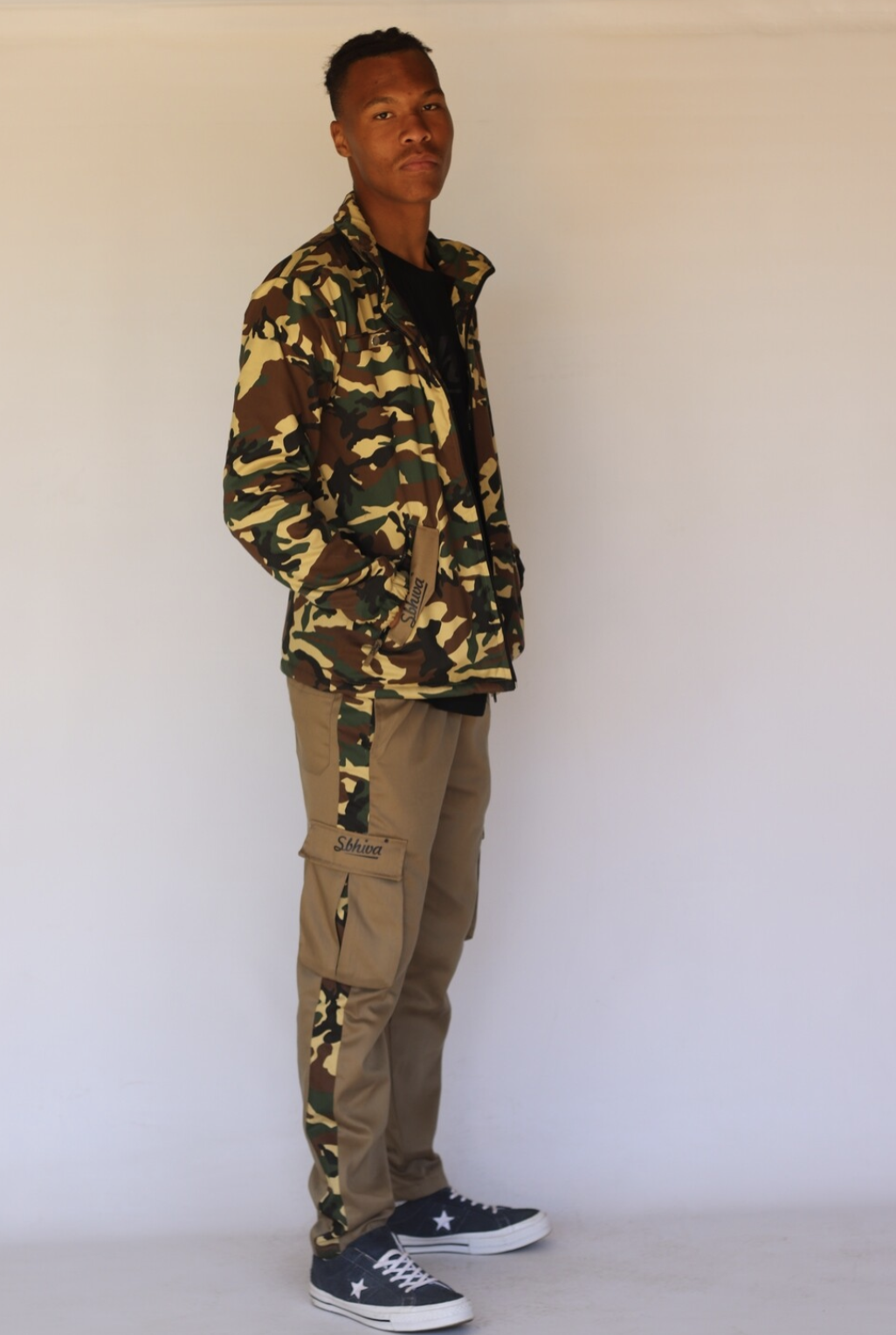 Camouflage jacket and clearance pants
