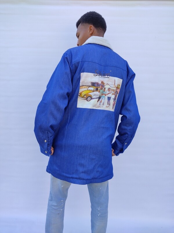 T4 Jean Trench Coat