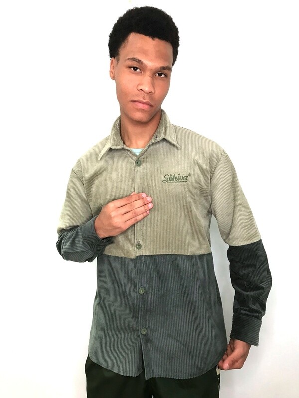 Corduroy Two-Tone Greenie
