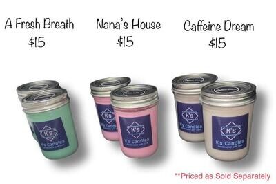 Single 8oz Fragranced Candle