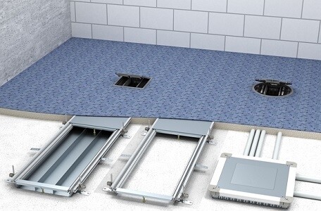 Flush Floor Trunking System Installation Method Statement