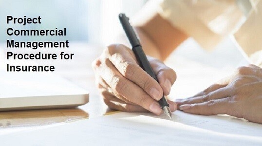 Project Commercial Management Procedure for Insurance Policies