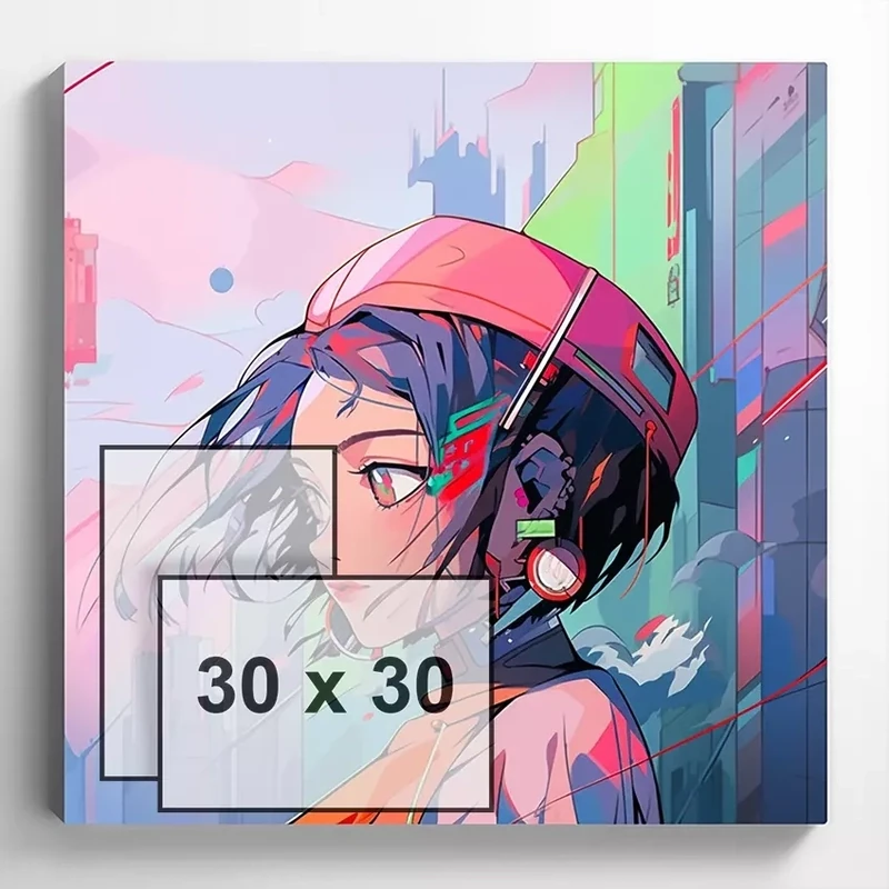 Lentikular-Wackelbild  30 x 30 cm