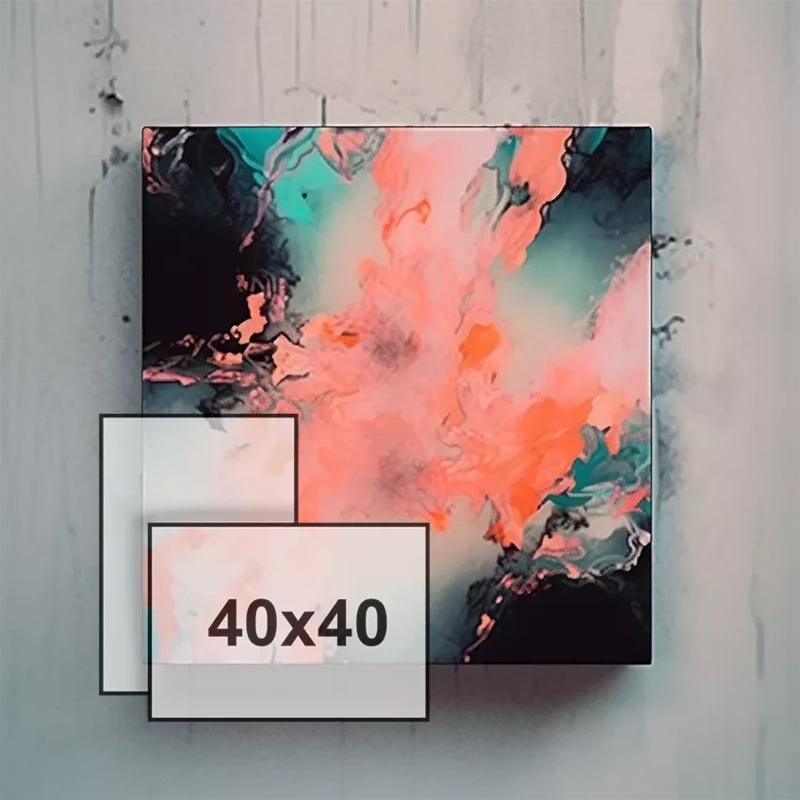 Lentikular-Wackelbild  40 x 40 cm