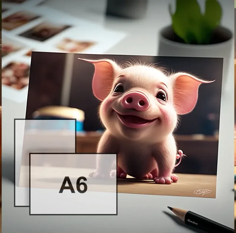 Lentikular-Wackelbild 14,9 x 10,5 cm (A6)