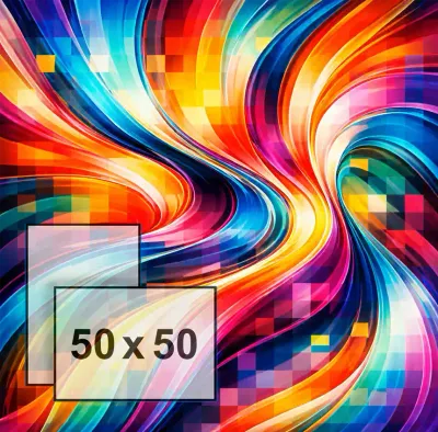 lenticular-wiggle picture 50 x 50 cm lenticular-wiggle picture 50 x 50 cm