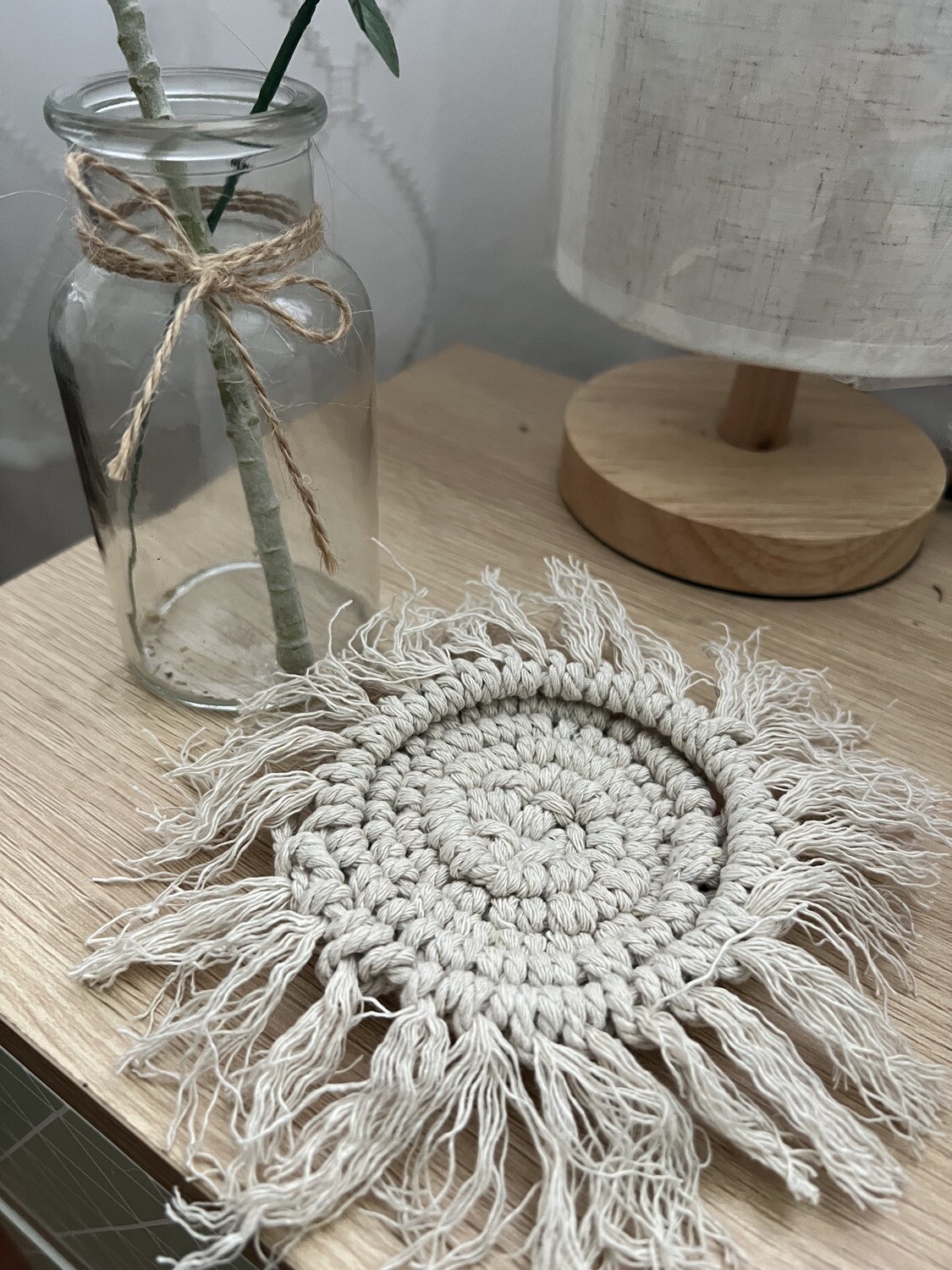 Boho Macrame Coaster