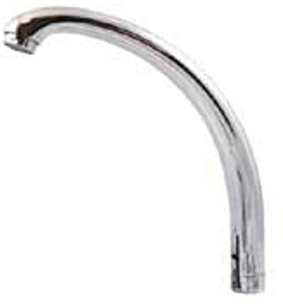 CANNA UNIVERSALE FUSA A COLLO DI CIGNO 3/4 CON AREATORE-OTTONE CROMATO