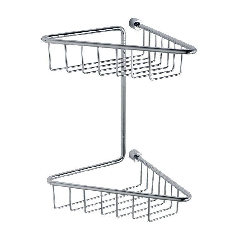 LINEAG ANGOLIERA 2 PIANI IN OTTONE CROMATO