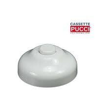 PUCCI RAME ROSONE FILETTATO E BOTTONE BIANCO 80007530