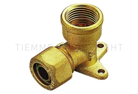 1406 RACCORDO COBRAPEX 15 x 1/2 x 2.5 GOMITO FEMMINA CON FLANGIA PER TUBO PEX